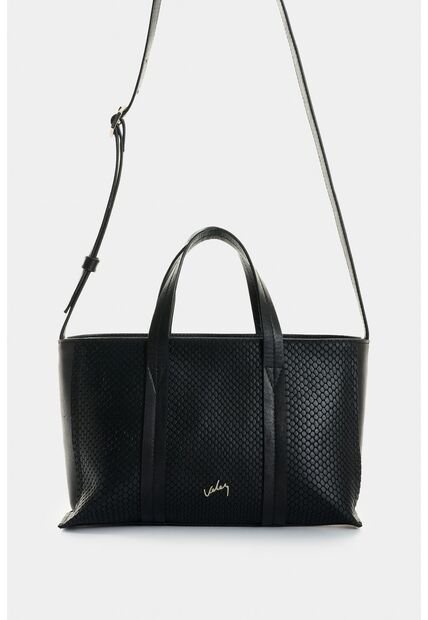 Bowling Nectaria En Cuero Grabado Para Mujer Bowling Nectaria En Cuero Grabado Para Mujer Negro VÉLEZ