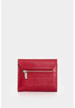 Billetera En Cuero Para Mujer Acari Billetera En Cuero Para Mujer Acari Rojo VÉLEZ