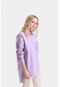 Camisa Iris En Tejido Plano Para Mujer Silueta Oversized Camisa Iris En Tejido Plano Para Mujer Silueta Oversized Lila XL Vélez de Vélez