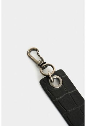 Llavero De Cuero Grabado Para Hombre Tessa Llavero De Cuero Grabado Para Hombre Tessa Negro VÉLEZ