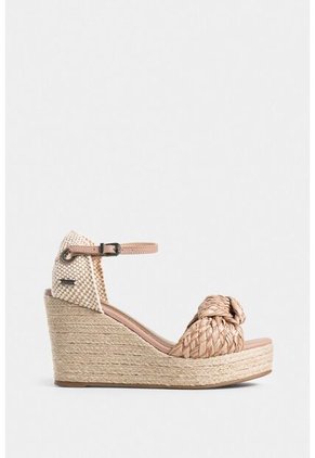 Sandalias Plataforma Amatista De Fibra Natural Para Mujer Con Capellada En Yute Sandalias Plataforma Amatista De Fibra Natural Para Mujer Con Capellada En Yute Arena 40 VÉLEZ