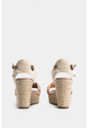 Sandalias Plataforma Amatista De Fibra Natural Para Mujer Con Capellada En Yute Sandalias Plataforma Amatista De Fibra Natural Para Mujer Con Capellada En Yute Arena 40 VÉLEZ