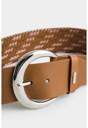 Cinturón Unifaz Aurora De Cuero Para Mujer Detalle Trenzado Cinturón Unifaz Aurora De Cuero Para Mujer Detalle Trenzado Miel L VÉLEZ