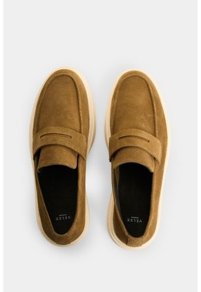 Mocasines En Cuero Gamuzado Para Hombre Carreto Mocasines En Cuero Gamuzado Para Hombre Carreto Tabaco 38 VÉLEZ