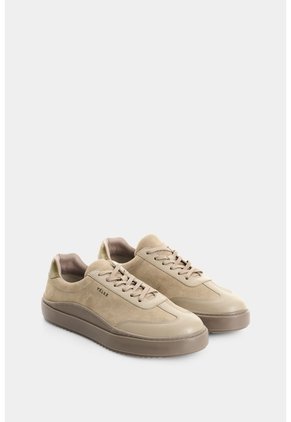 Tenis Clima De Cuero Para Hombre Efecto Escribiente Tenis Clima De Cuero Para Hombre Efecto Escribiente Arena 39 VÉLEZ