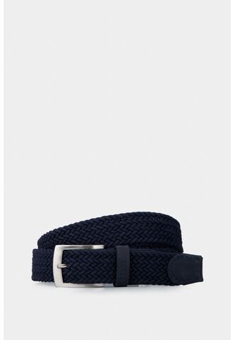 Cinturón Unifaz Cordón Por Cuero Para Hombre Trenza Cinturón Unifaz Cordón Por Cuero Para Hombre Trenza Azul Oscuro 38 VÉLEZ Vélez