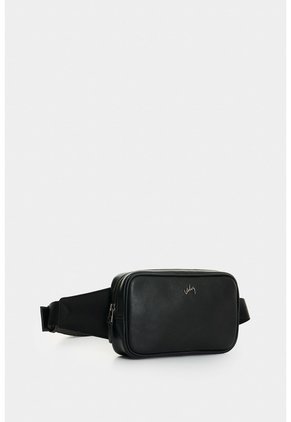 Riñonera Silueta Cuadrada De Cuero Para Hombre Hazel Riñonera Silueta Cuadrada De Cuero Para Hombre Hazel Negro VÉLEZ