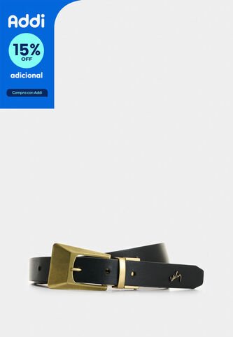 Cinturón Kiwa Doble Faz En Cuero Para Mujer Cinturón Kiwa Doble Faz En Cuero Para Mujer Negro XL VÉLEZ Vélez