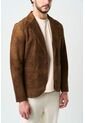 Blazer De Cuero Gamuzado Para Hombre Sole Blazer De Cuero Gamuzado Para Hombre Sole Miel S VÉLEZ de Vélez