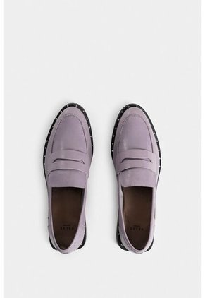 Mocasines Trendy De Cuero Para Mujer Detalle Millaré Mocasines Trendy De Cuero Para Mujer Detalle Millaré Lila 35 VÉLEZ