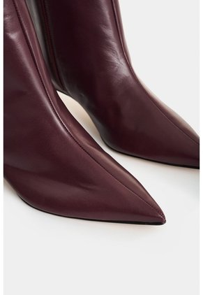 Botines De Cuero Para Mujer Lyra Botines De Cuero Para Mujer Lyra Vinotinto 41 VÉLEZ