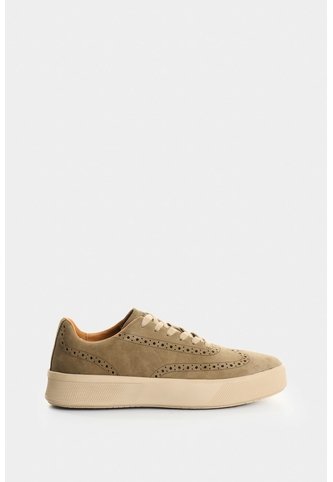 Zapatos De Cordón De Cuero Gamuzado Para Hombre Ocean Zapatos De Cordón De Cuero Gamuzado Para Hombre Ocean Arena 40 VÉLEZ Vélez