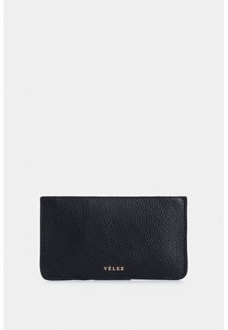 Porta Tarjetas Ava De Cuero Para Mujer Detalle Jacquard Porta Tarjetas Ava De Cuero Para Mujer Detalle Jacquard Negro VÉLEZ Vélez