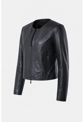 Chaqueta De Cuero Para Mujer Denver Chaqueta De Cuero Para Mujer Denver Negro S VÉLEZ Vélez