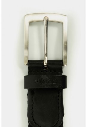 Cinturón Unifaz Cordón Por Cuero Para Hombre Trenza Cinturón Unifaz Cordón Por Cuero Para Hombre Trenza Negro 44 VÉLEZ