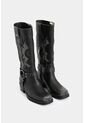 Botas Venus De Cuero Para Mujer Silueta Biker Botas Venus De Cuero Para Mujer Silueta Biker Negro 41 VÉLEZ de Vélez