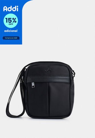 Manos Libres Harrington De Lona Y Cuero Para Hombre Casual Manos Libres Harrington De Lona Y Cuero Para Hombre Casual Negro VÉLEZ Vélez