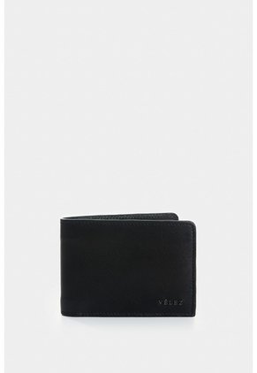 Billetera De Cuero Para Hombre Elia Billetera De Cuero Para Hombre Elia Negro VÉLEZ