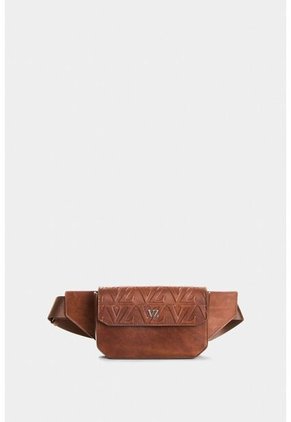 Riñonera Dune De Cuero Para Hombre Silueta Hexagonal Riñonera Dune De Cuero Para Hombre Silueta Hexagonal Miel VÉLEZ