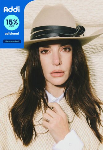 Sombrero Texano En Lana Para Mujer Malboro Nila Sombrero Texano En Lana Para Mujer Malboro Nila Arena M VÉLEZ Vélez