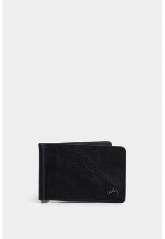 Porta Billetes Spello De Cuero Para Hombre Gancho Metálico Porta Billetes Spello De Cuero Para Hombre Gancho Metálico Negro VÉLEZ Vélez