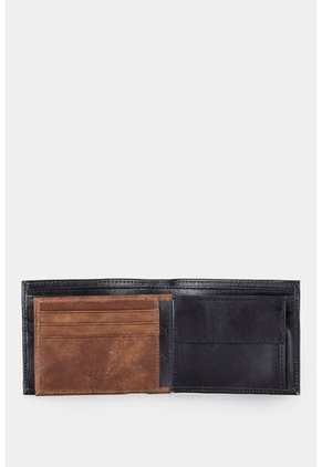 Billetera Salvaje De Cuero Para Hombre Monedero Interno Billetera Salvaje De Cuero Para Hombre Monedero Interno Negro VÉLEZ