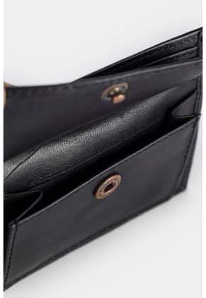 Billetera Salvaje De Cuero Para Hombre Monedero Interno Billetera Salvaje De Cuero Para Hombre Monedero Interno Negro VÉLEZ