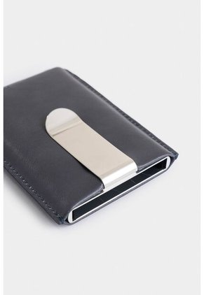 Porta Documentos De Cuero Miniwallet Porta Documentos De Cuero Miniwallet Azul Oscuro VÉLEZ