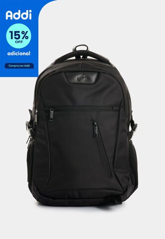 Morral En Lona Para Hombre Ledger Morral En Lona Para Hombre Ledger Negro VÉLEZ Vélez