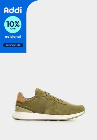 Tenis En Cuero Para Hombre Ocean Tenis En Cuero Para Hombre Ocean Verde 40 VÉLEZ Vélez