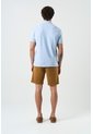 Polo Manga Corta Essential Para Hombre Textura Polo Manga Corta Essential Para Hombre Textura Azul Claro XS VÉLEZ de Vélez