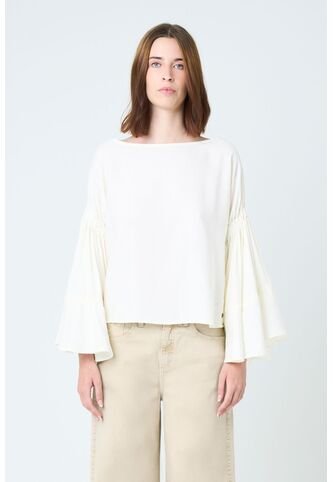 Camisa Herencia Para Mujer Manga Bolero Camisa Herencia Para Mujer Manga Bolero Blanco M VÉLEZ Vélez