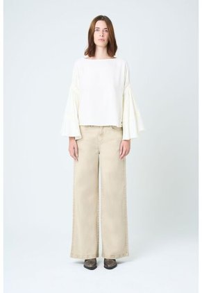 Camisa Herencia Para Mujer Manga Bolero Camisa Herencia Para Mujer Manga Bolero Blanco M VÉLEZ