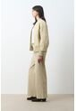 Bomber De Cuero Repujado Para Mujer Sira Bomber De Cuero Repujado Para Mujer Sira Beige M VÉLEZ de Vélez