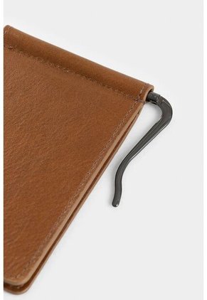 Porta Billetes Spello De Cuero Para Hombre Gancho Metálico Porta Billetes Spello De Cuero Para Hombre Gancho Metálico Miel VÉLEZ