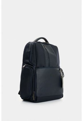 Morral Security De Lona Para Hombre Detalles En Cuero Morral Security De Lona Para Hombre Detalles En Cuero Azul Oscuro VÉLEZ