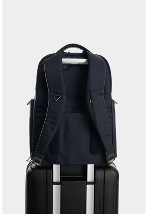 Morral Security De Lona Para Hombre Detalles En Cuero Morral Security De Lona Para Hombre Detalles En Cuero Azul Oscuro VÉLEZ