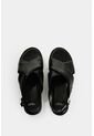 Sandalia Plataforma De Cuero Para Mujer Caltha Sandalia Plataforma De Cuero Para Mujer Caltha Negro 36 VÉLEZ de Vélez