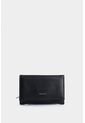 Billetera Real De Cuero Para Mujer Con Monedero Billetera Real De Cuero Para Mujer Con Monedero Negro VÉLEZ de Vélez