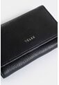 Billetera Real De Cuero Para Mujer Con Monedero Billetera Real De Cuero Para Mujer Con Monedero Negro VÉLEZ de Vélez