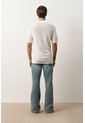 Polo Manga Corta Tejida Para Hombre Dunas Polo Manga Corta Tejida Para Hombre Dunas Crema XXL VÉLEZ de Vélez