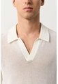 Polo Manga Corta Tejida Para Hombre Dunas Polo Manga Corta Tejida Para Hombre Dunas Crema XXL VÉLEZ de Vélez