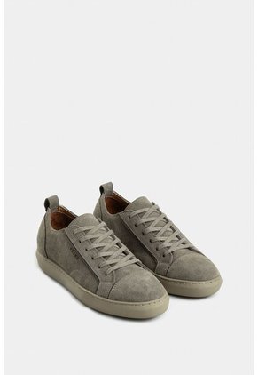 Tenis Beam De Cuero Gamuza Para Hombre Silueta Clásica Tenis Beam De Cuero Gamuza Para Hombre Silueta Clásica Arena 44 Vélez