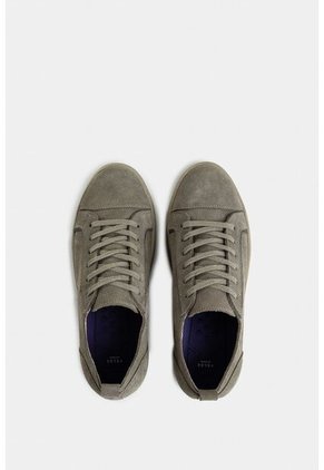 Tenis Beam De Cuero Gamuza Para Hombre Silueta Clásica Tenis Beam De Cuero Gamuza Para Hombre Silueta Clásica Arena 44 Vélez