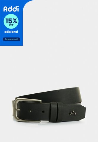 Cinturón Unifaz De Cuero Para Hombre Hazel Cinturón Unifaz De Cuero Para Hombre Hazel Negro 40 VÉLEZ Vélez
