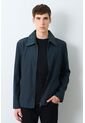 Chaqueta De Tela Y Cuero Para Hombre Hazel Chaqueta De Tela Y Cuero Para Hombre Hazel Azul Oscuro M VÉLEZ de Vélez
