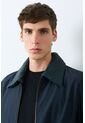 Chaqueta De Tela Y Cuero Para Hombre Hazel Chaqueta De Tela Y Cuero Para Hombre Hazel Azul Oscuro M VÉLEZ de Vélez