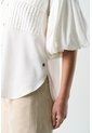 Camisa Galera Para Mujer Manga Abombada Camisa Galera Para Mujer Manga Abombada Blanco S VÉLEZ de Vélez