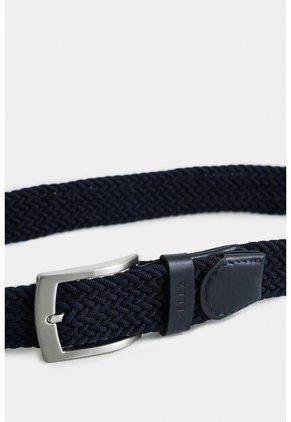 Cinturón Unifaz Cordón Por Cuero Para Hombre Trenza Cinturón Unifaz Cordón Por Cuero Para Hombre Trenza Azul Oscuro 36 VÉLEZ