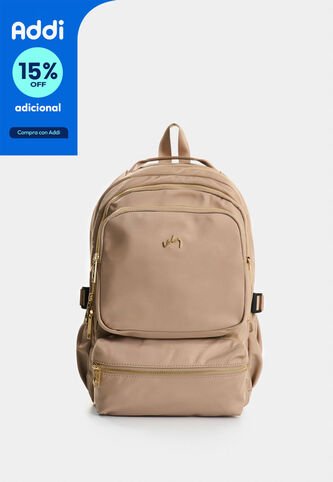 Morral Tamar En Lona Para Mujer Multifuncional Morral Tamar En Lona Para Mujer Multifuncional Arena VÉLEZ Vélez